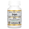 Thực phẩm bổ sung California Gold Nutrition Ferrochel Iron (Bisglycinate) 36 mg 90 Veggie Capsules 898220013470