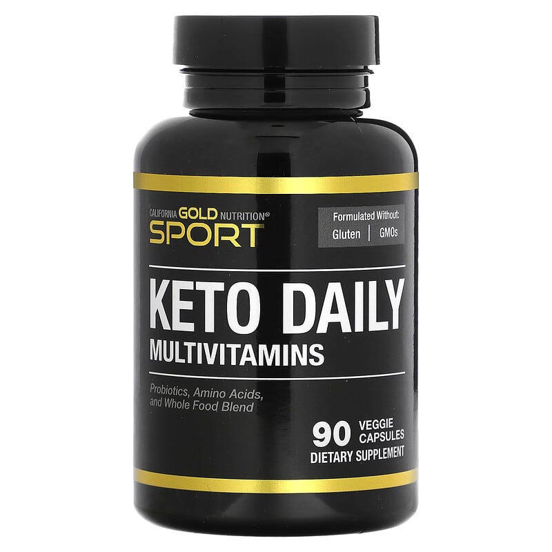 Viên uống đa vitamin California Gold Nutrition Keto Daily với trà xanh 90 viên 10 california gold nutrition keto daily multi vitamins with green tea 90 veggie capsules 122195 898220023011