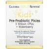 Thực phẩm bổ sung California Gold Nutrition Kids Pre-Probiotic Pixies 5 Billion CFUs + Elderberry Natural Blueberry Flavor 30 Packets 0.05 oz (1.5 g) Each 898220018536