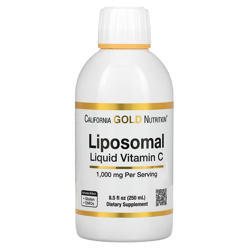 California Gold Nutrition Vitamin C dạng lỏng Liposomal 1000 mg 250 ml 10 california gold nutrition liposomal liquid vitamin c 1 000 mg 8 5 fl oz 250 ml 101238 898220018390