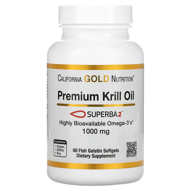 Dầu Krill California Gold Nutrition Premium Superba2 1000 mg 60 viên 10 california gold nutrition premium krill oil with superba2 1 000 mg 60 fish gelatin softgels 100011 898220018086