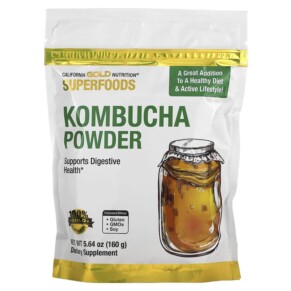 Thực phẩm bổ sung California Gold Nutrition SUPERFOODS - Kombucha Powder Unflavored 5.64 oz (160 g) 898220021666