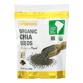 Thực phẩm bổ sung California Gold Nutrition SUPERFOODS Organic Chia Seeds 12 oz (340 g) 898220012176