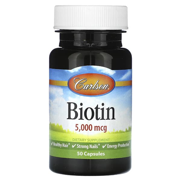 Carlson Biotin 5.000 mcg 50 viên 10 carlson biotin 5 000 mcg 50 capsules 125480 088395249105