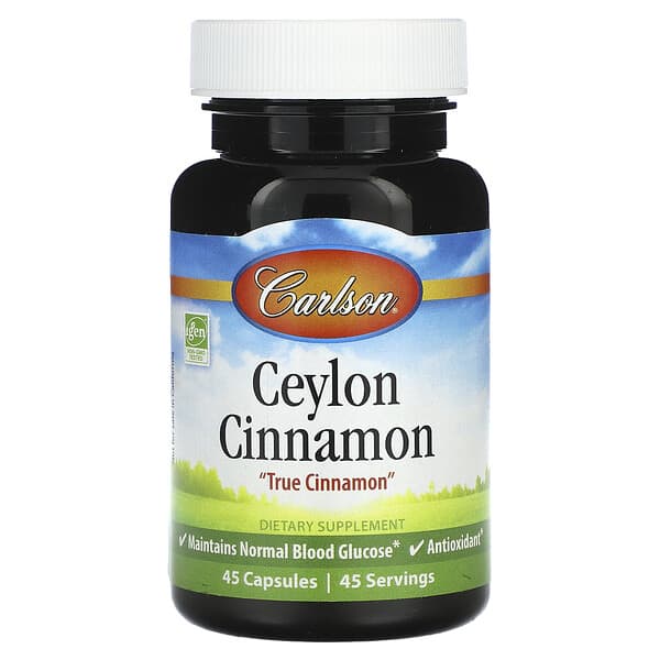 Carlson Ceylon Cinnamon 45 viên 10 carlson ceylon cinnamon 45 capsules 125615 088395810107