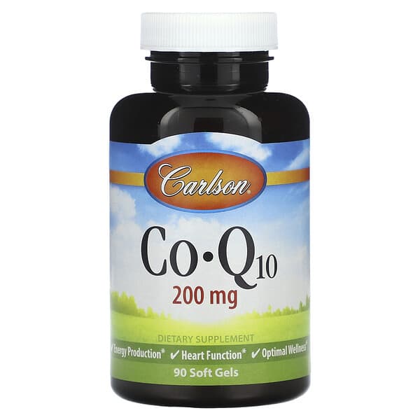 Carlson CoQ10 200 mg 90 viên 10 carlson coq10 200 mg 90 soft gels 14425 088395082511