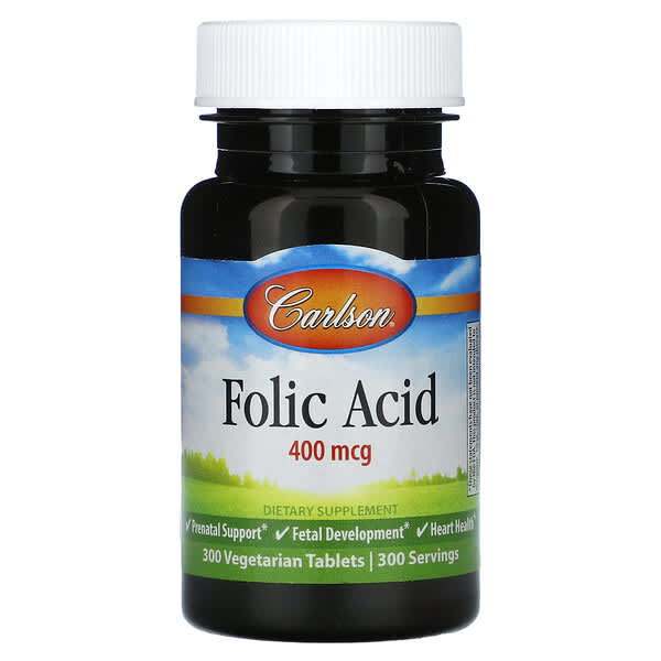 Carlson Folic Acid 400 mcg 300 viên 088395026539
