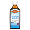 Thực phẩm bổ sung Carlson Kids The Very Finest Fish Oil Natural Mixed Berry 800 mg 6.7 fl oz (200 ml) 088395193309