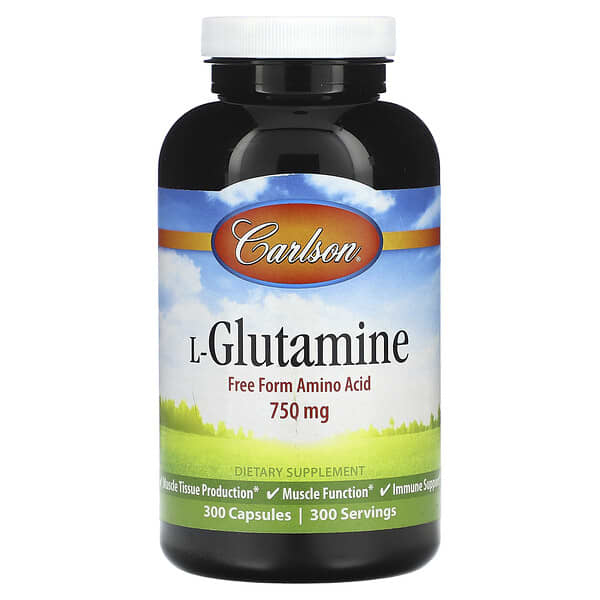 Carlson L-Glutamine 750 mg 300 viên 088395068232