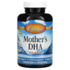 Thực phẩm bổ sung Carlson Mother's DHA 500 mg 120 Soft Gels 088395015618