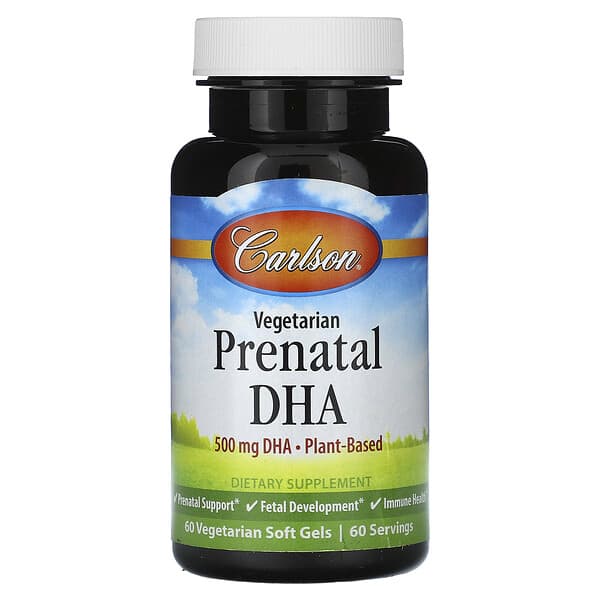 Carlson Vegetarian Prenatal DHA 500 mg 60 viên 10 carlson vegetarian prenatal dha 500 mg 60 vegetarian soft gels 125501 088395449604