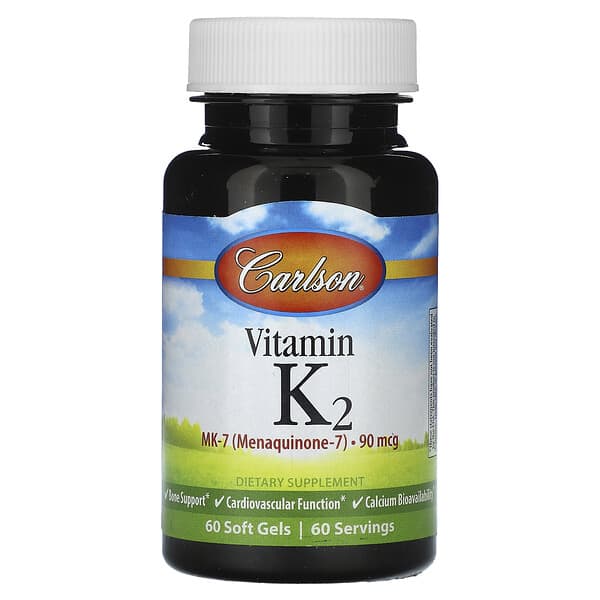 Carlson Vitamin K2 90 mcg 60 viên 5 Carlson Vitamin K2 90 mcg 60 viên 088395107108