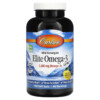 Thực phẩm bổ sung Carlson Wild Norwegian Elite Omega-3 Gems Natural Lemon 800 mg 180 Soft Gels 088395017124