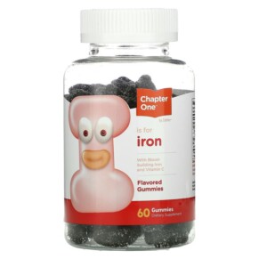 Thực phẩm bổ sung Chapter One I Is for Iron Flavored Gummies 60 Gummies 848998041120