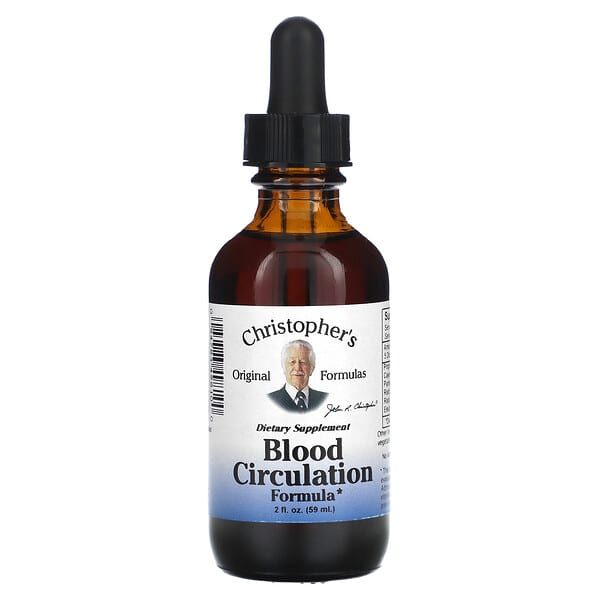 Christopher's Original Formulas Blood Circulation Formula 2 fl oz 59 ml 10 christopher s original formulas blood circulation formula 2 fl oz 59 ml 54691 084783498100