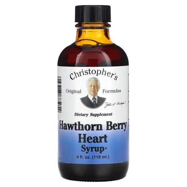 Christopher's Original Formulas Hawthorn Berry Heart Syrup 4 fl oz 118 ml 084783885054