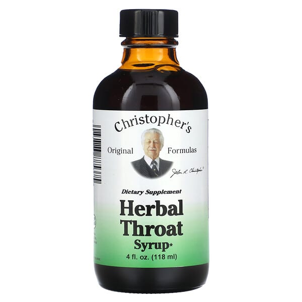Christopher's Original Formulas Herbal Throat Syrup 4 fl oz 118 ml 084783885375