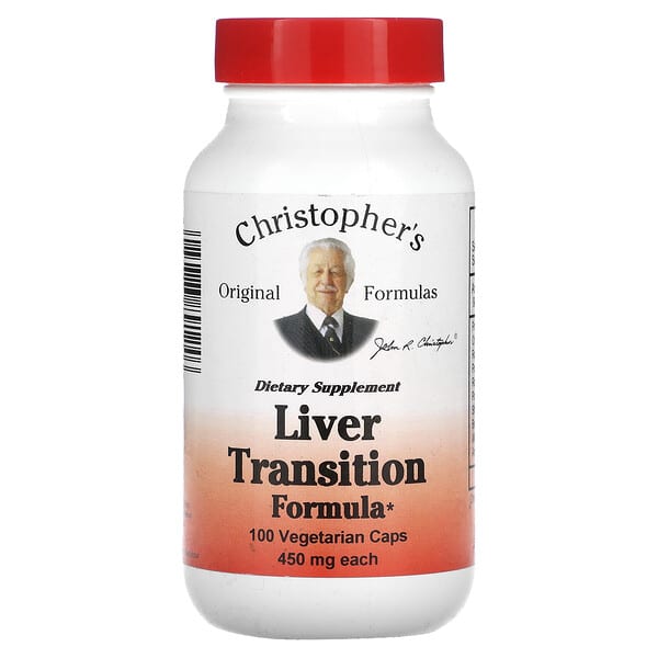 Christopher's Original Formulas Liver Transition Formula 450 mg 100 viên chay 10 christopher s original formulas liver transition formula 450 mg 100 vegetarian caps 8440 084783891246