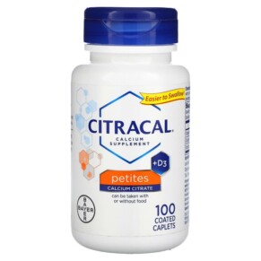 Thực phẩm bổ sung Citracal Calcium Supplement + D3 Petites 100 Coated Caplets 016500535027