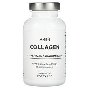 Thực phẩm bổ sung Codeage Amen Collagen 90 Vegetable Capsules 853919008304