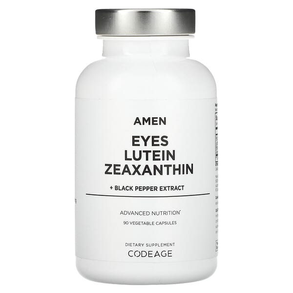 Codeage Amen Eyes Lutein Zeaxanthin + Black Pepper Extract 90 viên chay 5 Codeage Amen Eyes Lutein Zeaxanthin + Black Pepper Extract 90 viên chay 850049609043