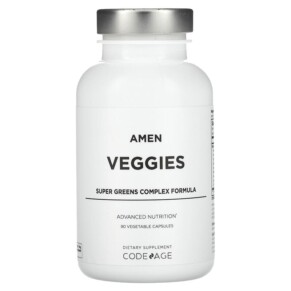 Thực phẩm bổ sung Codeage Amen Veggies 90 Vegetable Capsules 850026121865