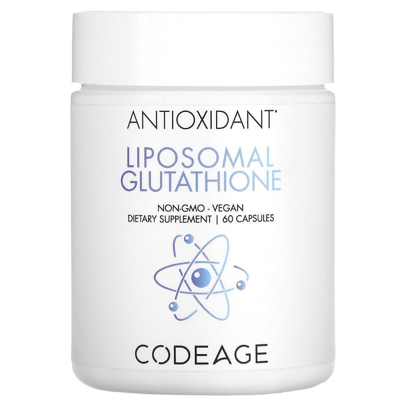 Viên uống Codeage Antioxidant Liposomal Glutathione 60 viên của Codeage 10 codeage antioxidant liposomal glutathione 60 capsules 104057 853919008229