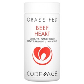 Thực phẩm bổ sung Codeage Beef Heart Grass-Fed Pasture Raised 180 Capsules 853919008076
