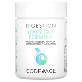 Thực phẩm bổ sung Codeage Digestion Leaky Gut Formula 60 Capsules 850043333128