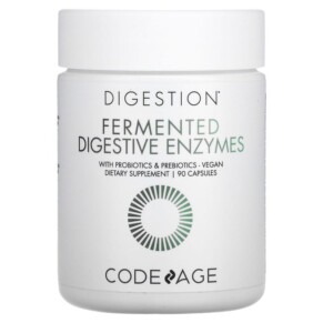 Thực phẩm bổ sung Codeage Fermented Digestive Enzymes with Probiotics & Prebiotics Vegan 90 Capsules 853919008502