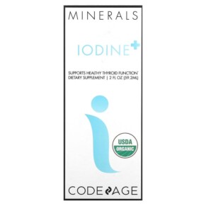 Thực phẩm bổ sung Codeage Iodine+ 2 fl oz (59.2 ml) 853919008427