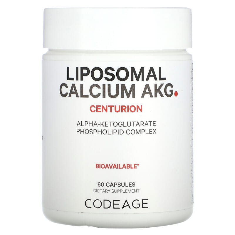 Codeage, Liposomal Calcium AKG, 60 viên 850049609234