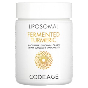 Thực phẩm bổ sung Codeage Liposomal Fermented Turmeric Black Pepper Curcumin Ginger 90 Capsules 853919008472