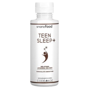Thực phẩm bổ sung Codeage Teen Sleep+ Chocolate Smoothie 8 fl oz (225 ml) 850026121551