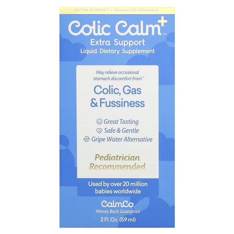 Colic Calm, Colic, Gas & Fussiness, Extra Support, 2 fl oz (59 ml) 313992000799
