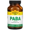 Thực phẩm bổ sung Country Life PABA 1.000 mg 60 Tablets 015794066729