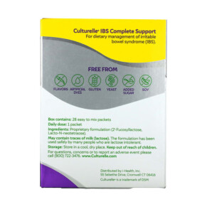 Thành phần vi chất của Culturelle IBS Complete Support 28 Packets 0.19 oz (5.5 g) Each 049100401256