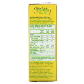 Thành phần vi chất của Culturelle Kids Probiotics Immune Defense Mixed Berry Flavor 30 Chewable Tablets 049100401201