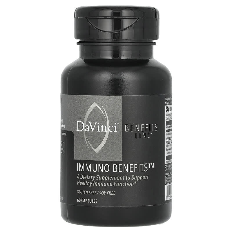 Viên Uống Tăng Cường Miễn Dịch DaVinci Laboratories of Vermont, Hỗ Trợ Sức Khỏe Miễn Dịch, 60 viên 10 davinci laboratories of vermont benefits line immuno benefits 60 capsules 128245 026664005441