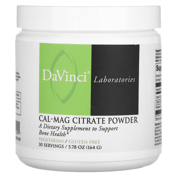 DaVinci Laboratories of Vermont CAL-MAG Citrate Powder 5,78 oz 164 g 026664012241