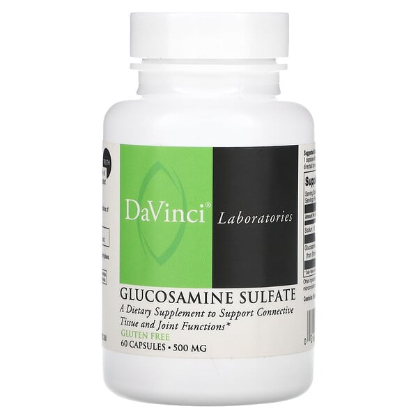DaVinci Laboratories of Vermont Glucosamine Sulfate 500 mg 60 viên 026664237262