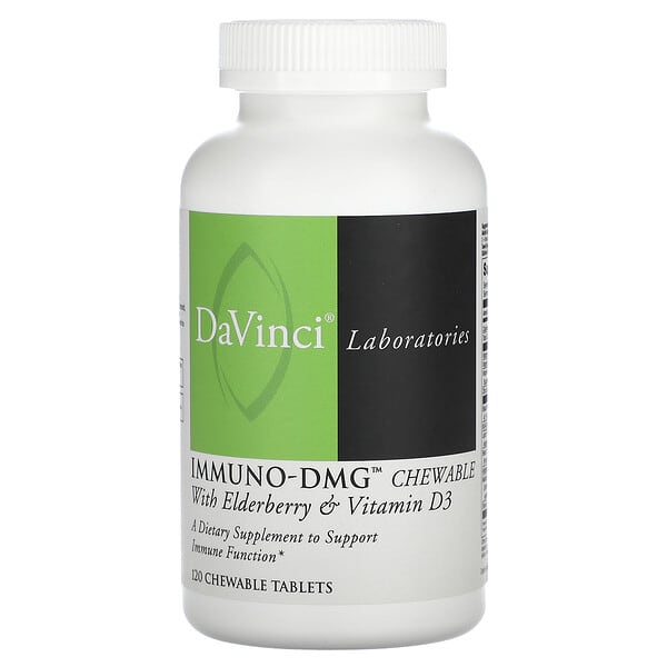 DaVinci Laboratories of Vermont Immuno-DMG Chewable with Elderberry & Vitamin D3 120 viên nhai 026664011022