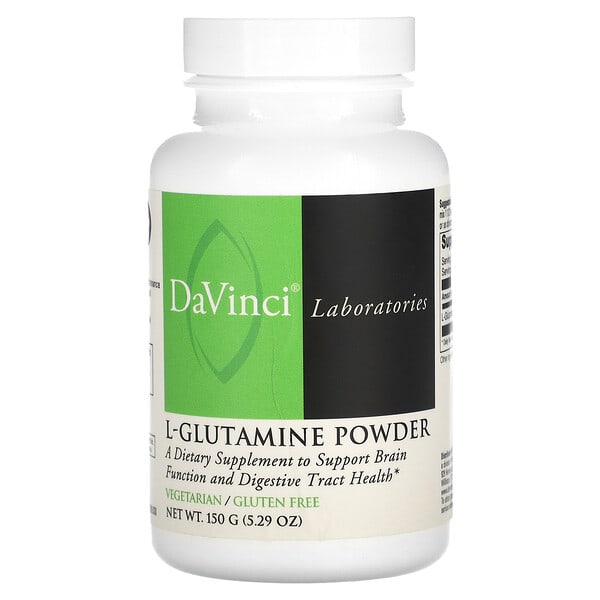 DaVinci Laboratories of Vermont L-Glutamine Powder 5,29 oz 150 g 026664228918