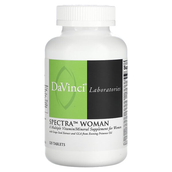 DaVinci Laboratories of Vermont Spectra Woman Multiple Vitamin/Mineral 120 viên 026664012203
