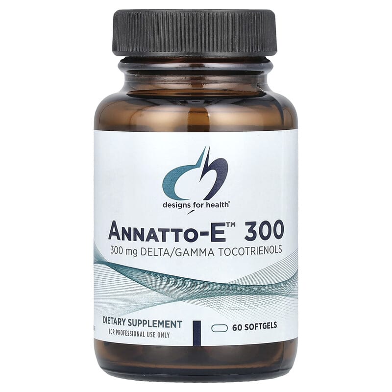 Viên uống Annatto-E™ 300 của Designs For Health, 60 viên 10 designs for health annatto e 300 60 softgels 142821 879452005327