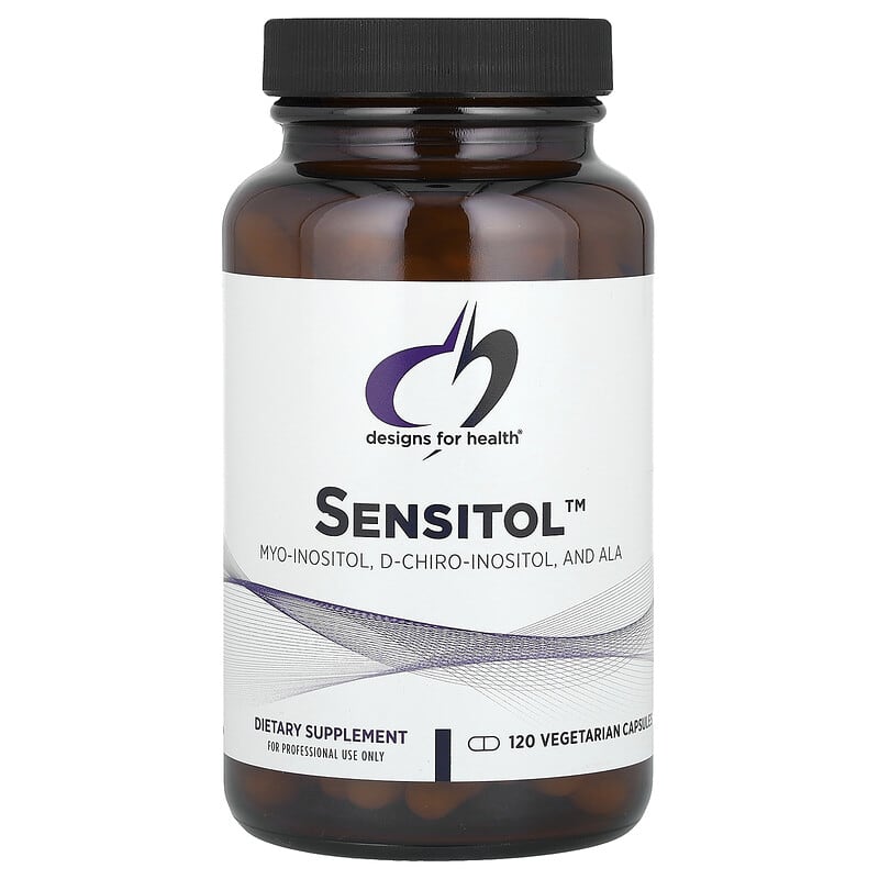 Designs For Health, Sensitol™, Myo-Inositol, D-Chiro-Inositol, And ALA, 120 viên chay 879452004474