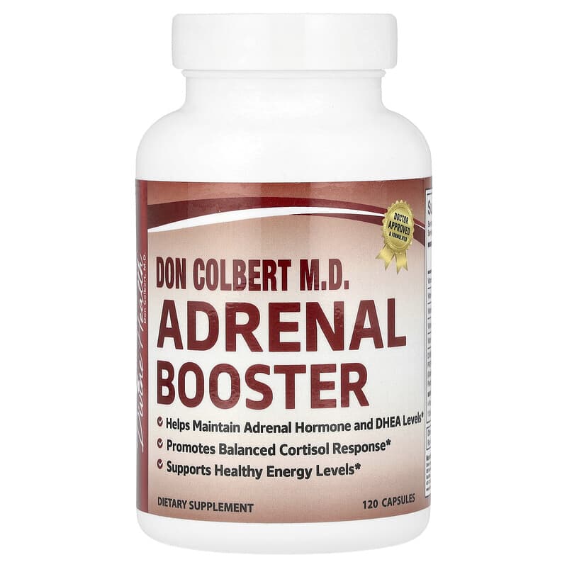 Divine Health, Don Colbert M,D. Adrenal Booster, 120 viên 860010993262