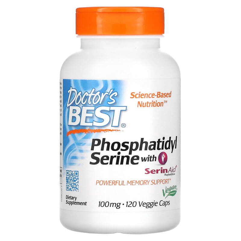 Doctor's Best Phosphatidyl Serine SerinAid 100 mg 120 viên chay 10 doctor s best phosphatidyl serine with serinaid 100 mg 120 veggie caps 23744 753950002203