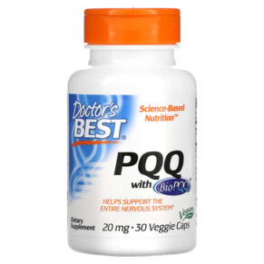 Thực phẩm bổ sung Doctor's Best PQQ with BioPQQ 20 mg 30 Veggie Caps 753950002951