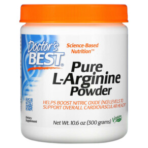 Thực phẩm bổ sung Doctor's Best Pure L-Arginine Powder 10.6 oz (300 g) 753950003743